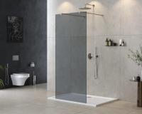 Душевая перегородка.   LIBERTA-L-2-90-120-GR-Cr 900х1950 Cezares
