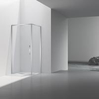 Душевой уголок прямоугольный VSR-4SLP9090CL 900x900 профиль хром стекло прозрачное VINCEA