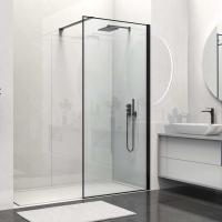 Душевые перегородки Walk-In HS   VSW-1HS100CLB 1000х2000 профиль черный стекло прозрачное Vincea Душевые перегородки Walk-In HS   VSW-1HS100CLB 1000х2000 профиль черный стекло прозрачное Vincea