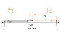 Дверь в проём. GIUBILEO-BF-1-140-C-G 1400x1950 Cezares